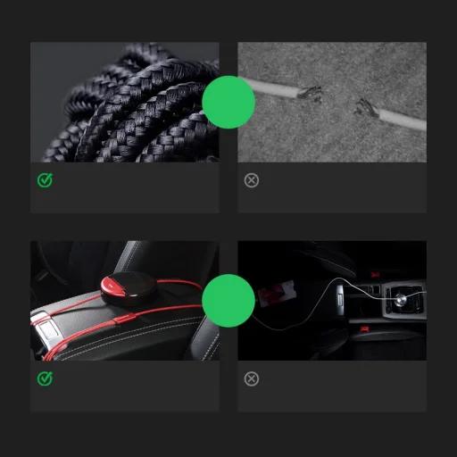 Baseus elosztó adapter USB HUB - 2x USB/USB Type-C 3A QC 3.0 + USB kábel 1.2m 3in1 piros - 7