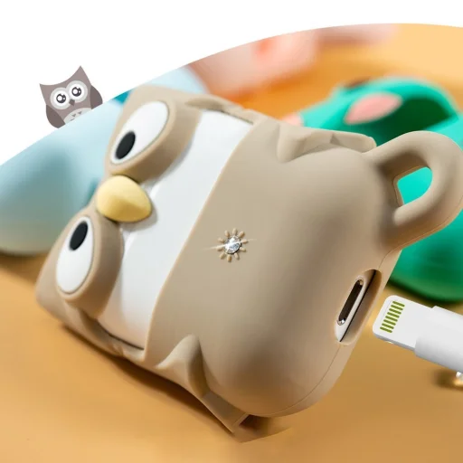 Kingxbar Adorkable AirPods 1/2 tok zöld - 5