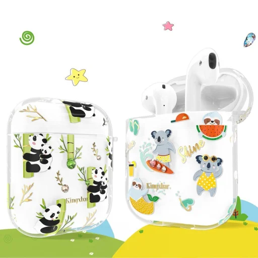 Kingxbar Adorkable AirPods 1/2 tok áttetsző - 10