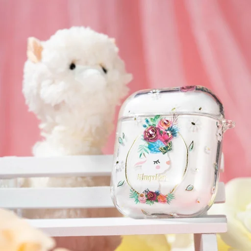 Kingxbar Adorkable AirPods 1/2 tok áttetsző - 3