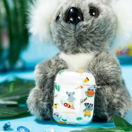 Kingxbar Adorkable AirPods 1/2 tok áttetsző - 7