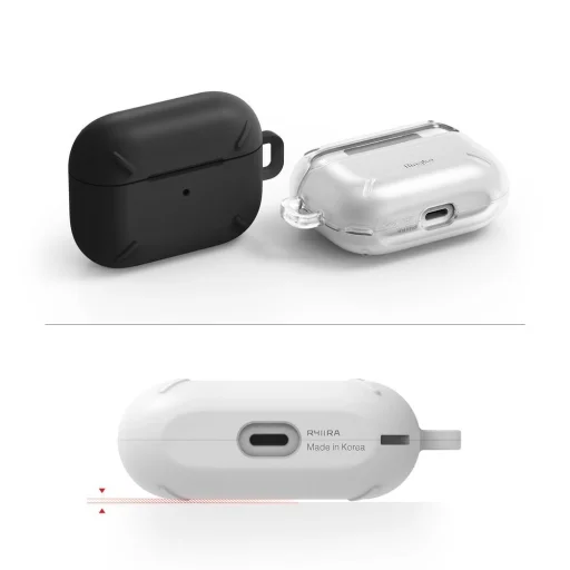 Ringke Airpods Pro 1/2 tok fekete - 3
