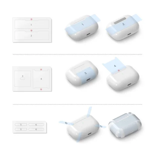 Ringke Airpods Pro 1/2 tok fekete - 8