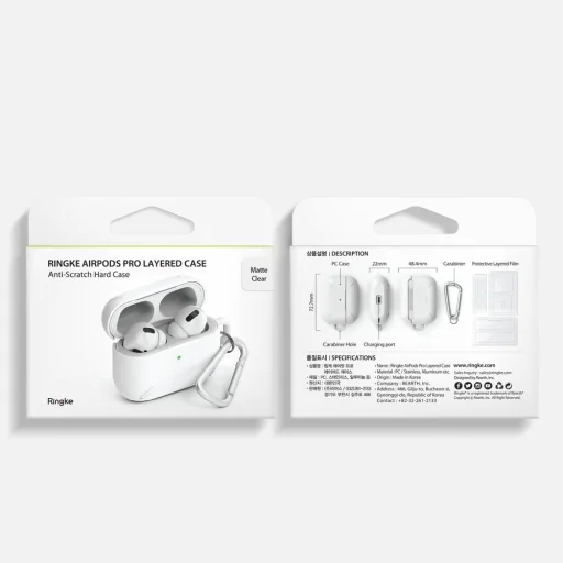 Ringke Airpods Pro 1/2 tok fekete - 10