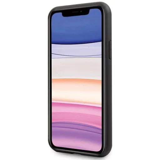 Karl Lagerfeld Saffiano Ikonik tok iPhone 11 fekete (KF000308) - 5