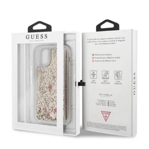 Guess Liquid Glitter iPhone 11 Pro tok arany (GUHCN58GLHREGO) - 6