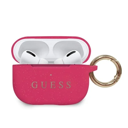 Guess Silicone AirPods Pro 1/2 tok fuschia színben (GUACAPSILGLFU) - 1