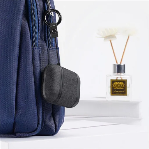 Dux Ducis PU bőr Apple Airpods 2/1 tok fekete - 5