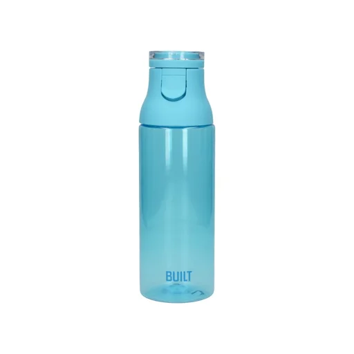 Built Flip Top egyenes falú műanyag kulacs 710 ml kék - 1