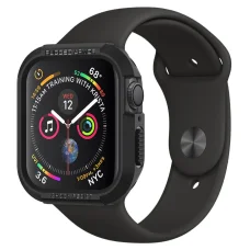 Spigen Rugged Armor puzdro na Apple Watch 4/5/6/7/8/SE (42/44/45mm) čierne, bez remienka