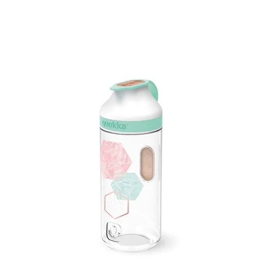 Quokka Mineral Tritan vízesüveg mágneses fedéllel 520 ml geo palm - 1
