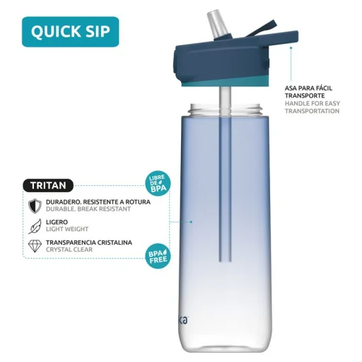 Quokka Quick Sip kulacs szivárgásmentes szívószállal 830 ml bondi - 7