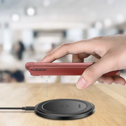 Ugreen vezeték nélküli töltő Qi 10W fekete (60470) - 3