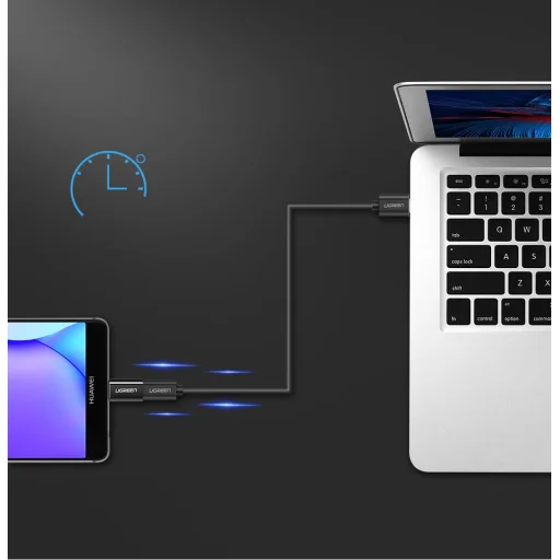 Ugreen micro-USB / USB-C Type-C átalakító adapter fekete - 9