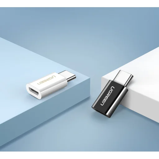 Ugreen micro-USB / USB-C Type-C átalakító adapter fekete - 16