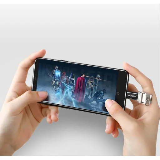 Ugreen micro-USB / USB-C Type-C átalakító adapter fekete - 6