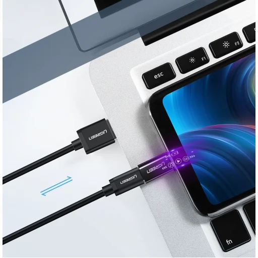 Ugreen micro-USB / USB-C Type-C átalakító adapter fekete - 5