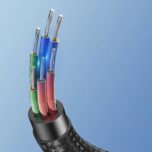 Ugreen 3.5mm jack audio/ USB Type-C fülhallgató adapter 10cm szürke - 5