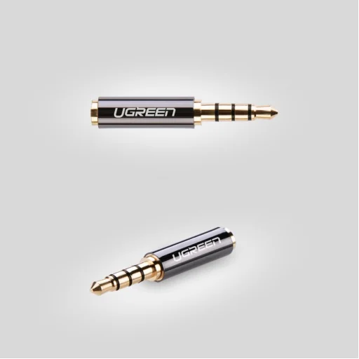 Ugreen adapter 3.5 mm-es mini jack átalakító 2.5 mm-es micro jack-re fekete (20502) - 3