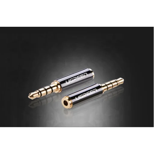 Ugreen adapter 3.5 mm-es mini jack átalakító 2.5 mm-es micro jack-re fekete (20502) - 5