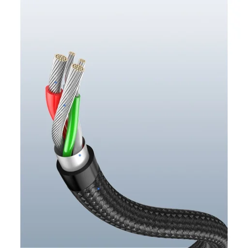 Ugreen USB/USB Type-C kábel döntött fejjel 3A 2m szürke - 9