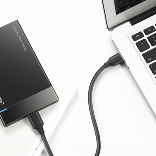 Ugreen USB 3.0 / USB Type-C kábel 3A kábel 2 m fekete - 4
