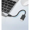 Ugreen USB/USB-C Type-C 3.0 OTG kábel/ átalakító adapter fekete - 4