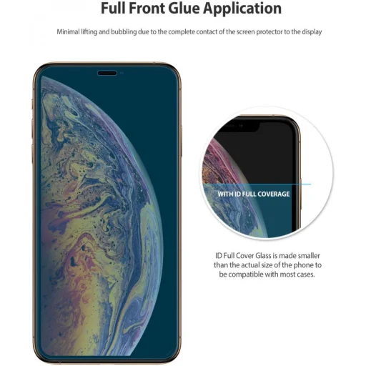 Ringke ID Apple iPhone XS Max 3D kijelzővédő üvegfólia - 7