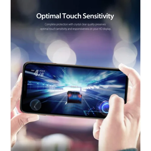 Ringke ID Apple iPhone XS Max 3D kijelzővédő üvegfólia - 10