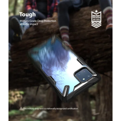 Ringke Fusion X Samsung Note 10 Lite fekete - 7