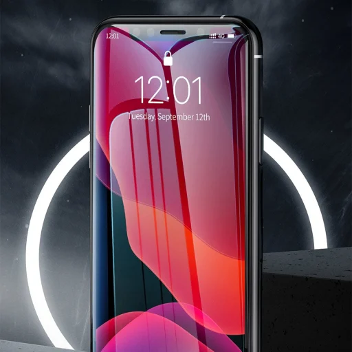 Baseus 0.3mm 3D 9H kijelzővédő üvegfólia iPhone XS/11 Pro fekete (SGAPIPH58S-KC01) - 9