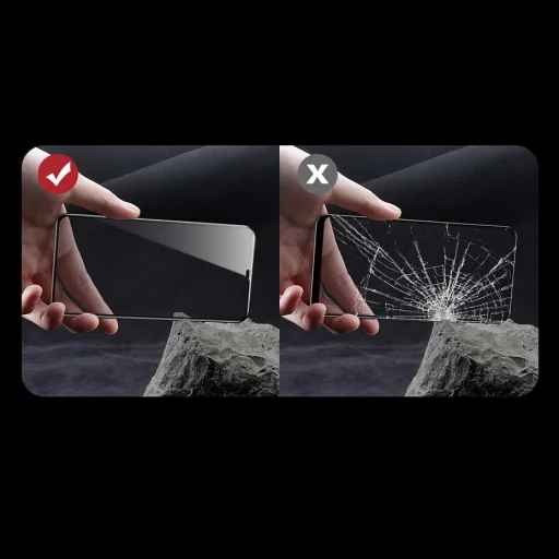 Baseus 0.3mm 3D 9H kijelzővédő üvegfólia iPhone XS/11 Pro fekete (SGAPIPH58S-KC01) - 10