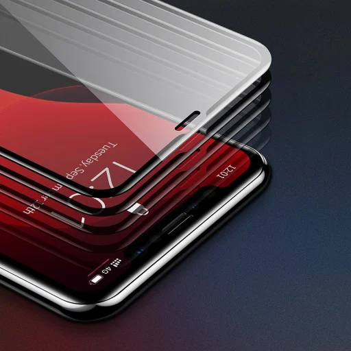 Baseus 0.3mm 3D 9H kijelzővédő üvegfólia iPhone XS/11 Pro fekete (SGAPIPH58S-KC01) - 14