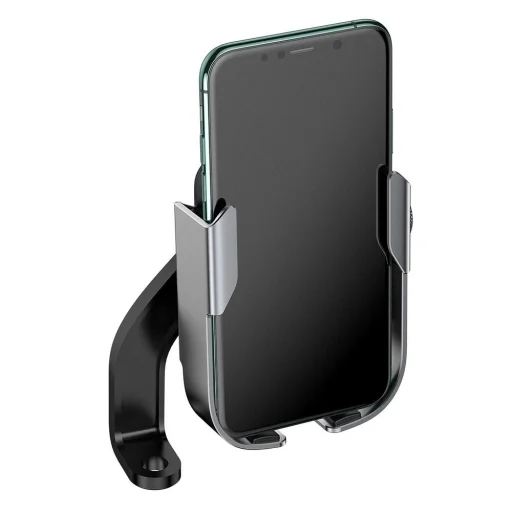 Baseus univerzális kormányra szerelhető biciklis telefon és tükörtartó ezüst (SUKJA-0S) - 2