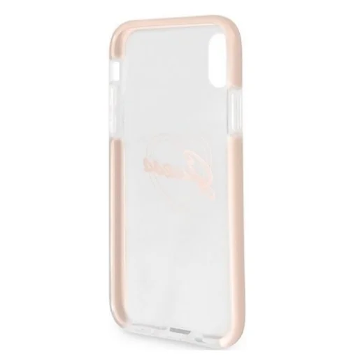 Guess Heart ShockProof tok iPhone X/Xs rózsaszín - 2