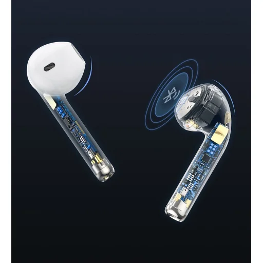 Baseus Encok W04 Pro vezeték nélküli Bluetooth TWS fülhallgató rózsaszín (NGW04P-04) - 15