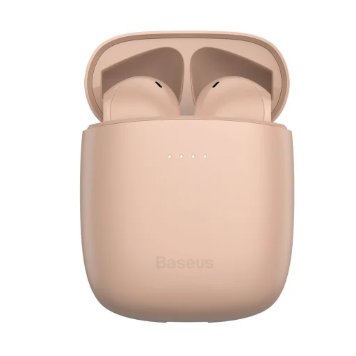 Baseus Encok W04 Pro vezeték nélküli Bluetooth TWS fülhallgató rózsaszín (NGW04P-04) - 5