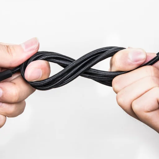 Baseus Twins 2in1 kábel, USB Type C PD - USB Type C tápegység (60W 20V / 3A) + Lightning (9V 2A) kábel 1m fekete (CATLYW-H01) - 15