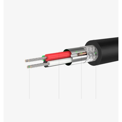 Ugreen USB külső hangkártya 3.5mm-es mini jack hangerőszabályzóval, 15cm fekete (40964) - 5