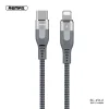 Remax 18W Super PD gyorstöltő kábel USB-TYPE-C  - Lightning 1m ezüst thumbnail