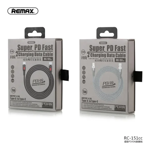Remax 18W Super PD gyorstöltő kábel USB-TYPE-C  - Lightning 1m ezüst - 6