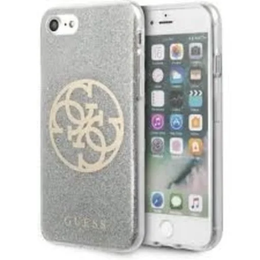 iPhone 7/8/SE 2020 / SE 2022 Guess tok szürke csillámos (GUHCI8PCUGLLG) - 1