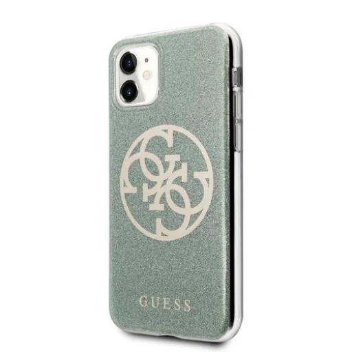 Guess Glitter tok Apple iPhone 11 zöld (GUHCN61PCUGLKA) - 2