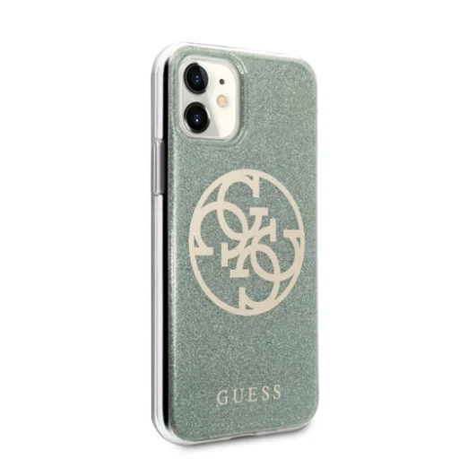 Guess Glitter tok Apple iPhone 11 zöld (GUHCN61PCUGLKA) - 3