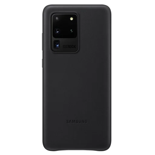 Samsung gyári bőr tok Samsung S20 Ultra fekete (EF-VG988LBEGEU) - 1