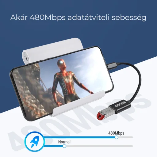 BeeGeek L15 USB/USB Type-C 3.0 OTG kábel/ adapter - 4