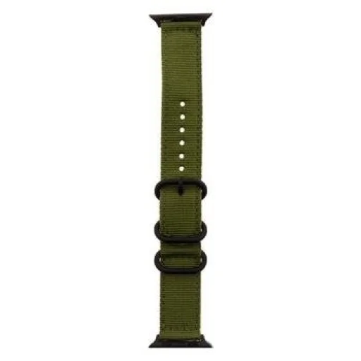 Tactical nylon Apple Watch 1/2/3 44 mm zöld szíj - 1