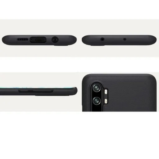 Nillkin Super Frosted Shield tok + ajándék támaszték Xiaomi Mi Note 10 / Mi Note 10 Pro / Mi CC9 Pro fekete - 12