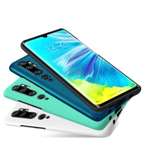 Nillkin Super Frosted Shield tok + ajándék támaszték Xiaomi Mi Note 10 / Mi Note 10 Pro / Mi CC9 Pro fekete - 16