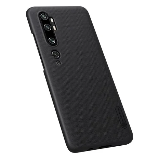 Nillkin Super Frosted Shield tok + ajándék támaszték Xiaomi Mi Note 10 / Mi Note 10 Pro / Mi CC9 Pro fekete - 22